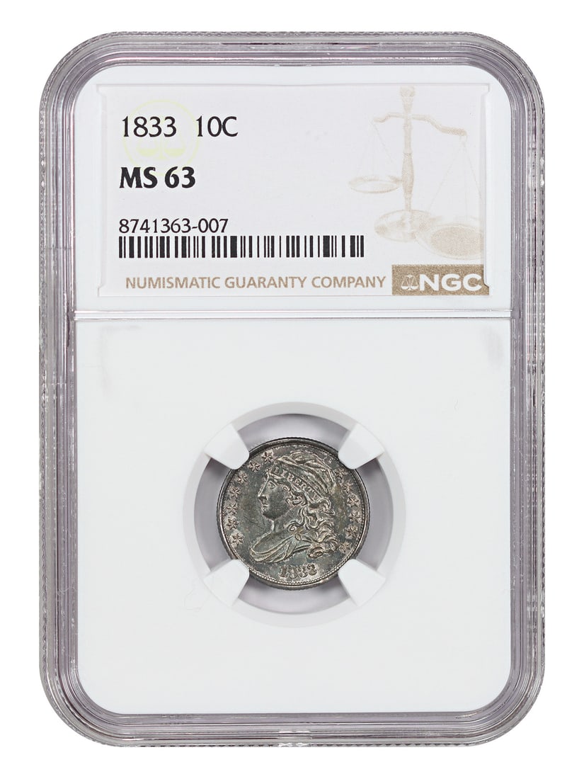 1833 10C NGC MS63 - Capped Bust Dime (1 of 4)
