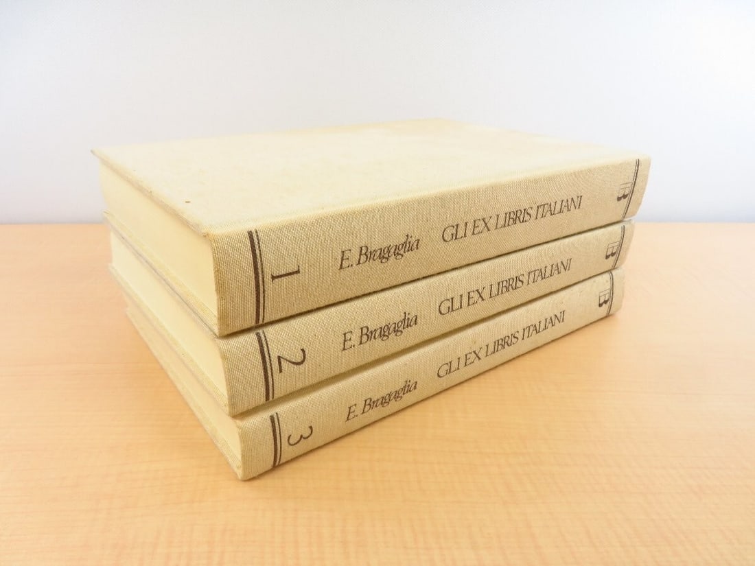 Egisto Bragaglia (Ed.): Gli ex libris italiani dalle origini alla fine -1993 (1 of 9)