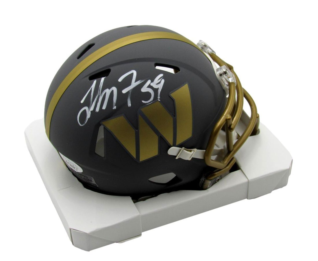London Fletcher Signed/ Autographed Commanders Slate Mini Helmet JSA 194696 (1 of 3)