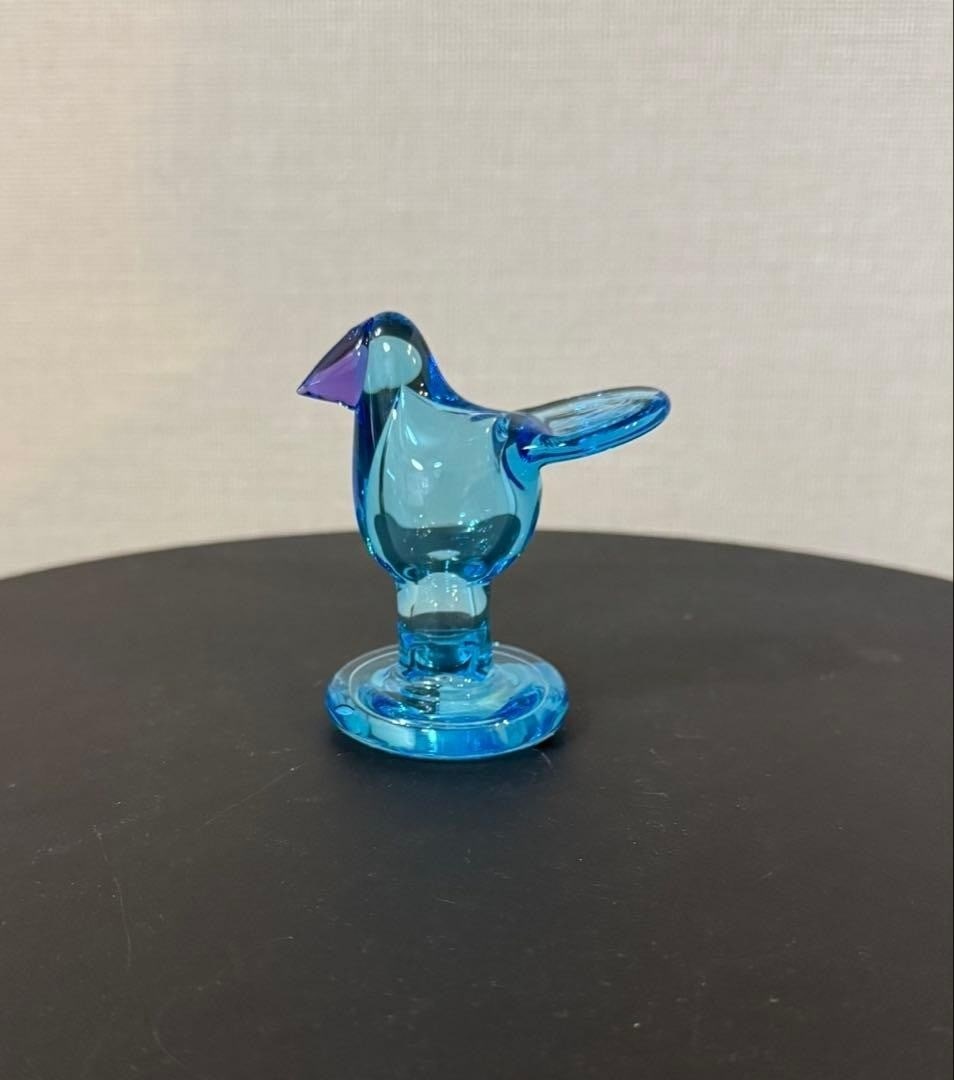 Toikka Sky Blue Art Glass Amethyst Iittala Bird Sieppo Limited (1 of 8)