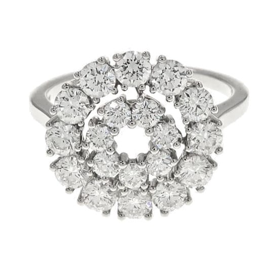 Chopard L'Heure du Diamant 18k White Gold Diamond 1.30ct Ring with Box Paper (1 of 7)