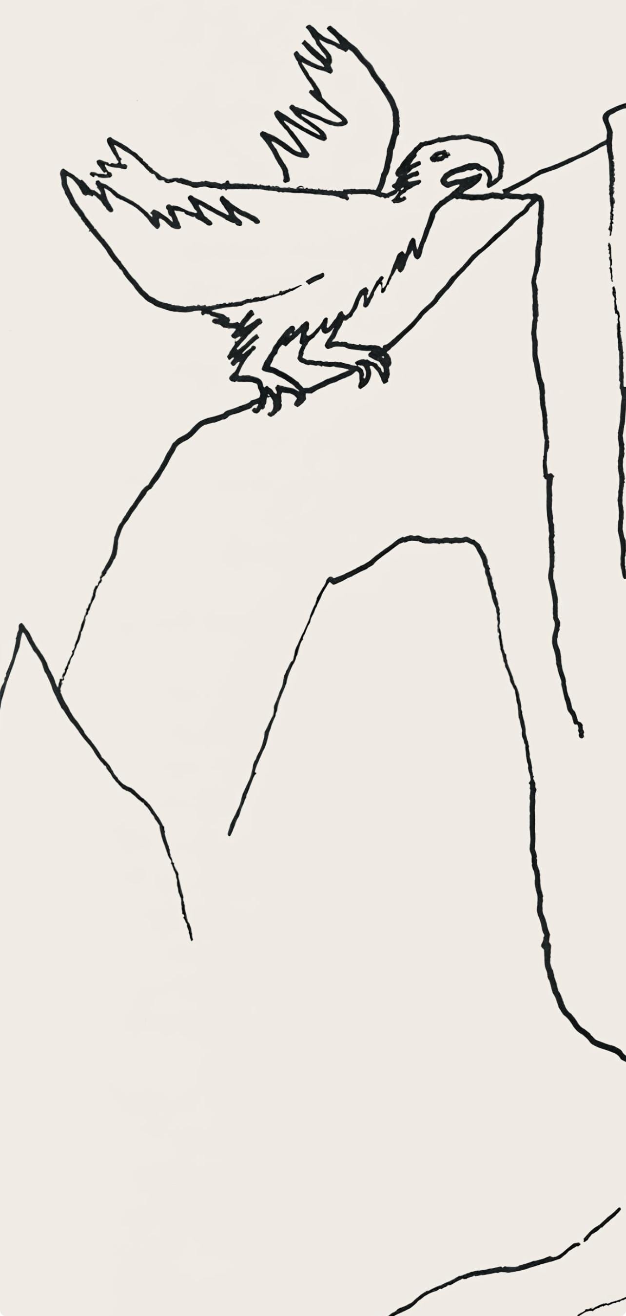 Alexander Calder letterpress print bestiary composition - 2