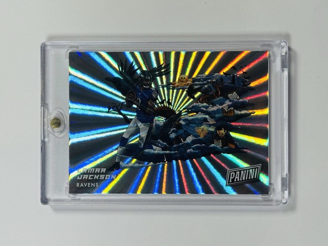 2020 PANINI LAMAR JACKSON #OH-6 ON THE HORIZON (1 of 2)