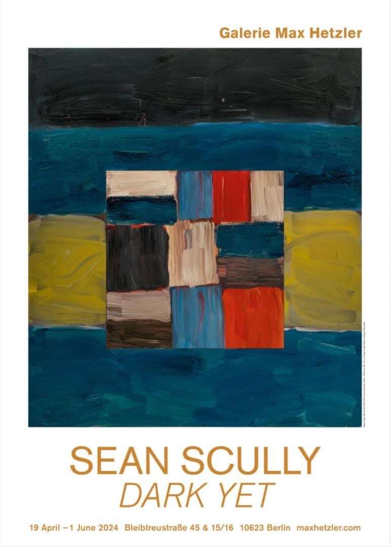 Sean Scully Original Exhibition Poster Print -Dark Yet Max Hetzler Gallery (1 of 5)