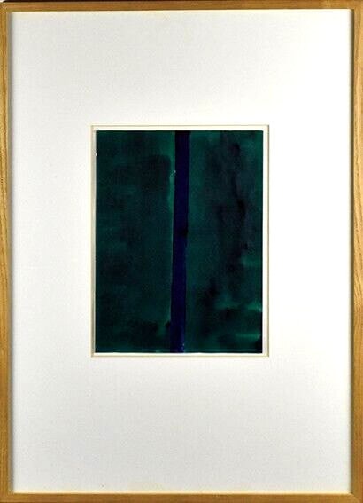 Gnther Frg Unique Original Painting Watercolor on paper 1988 Signed Framed (1 of 10)