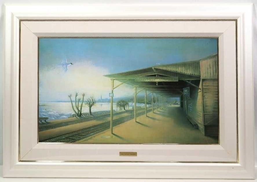 Ilonka Gansovskaya Crystal Relief Station Signed AP Russian Contemporary Art (1 of 10)