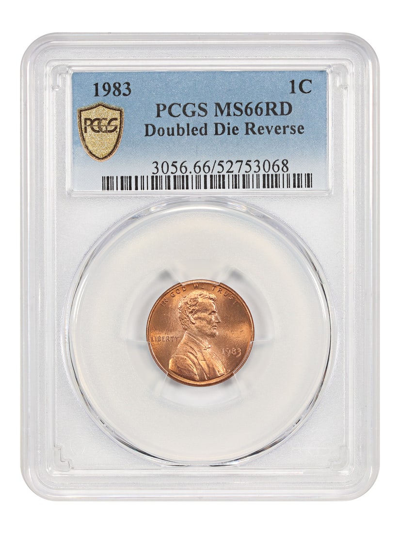 1983 1C PCGS MS66RD (Doubled Die Reverse) - Lincoln Cent (Modern) (1 of 4)