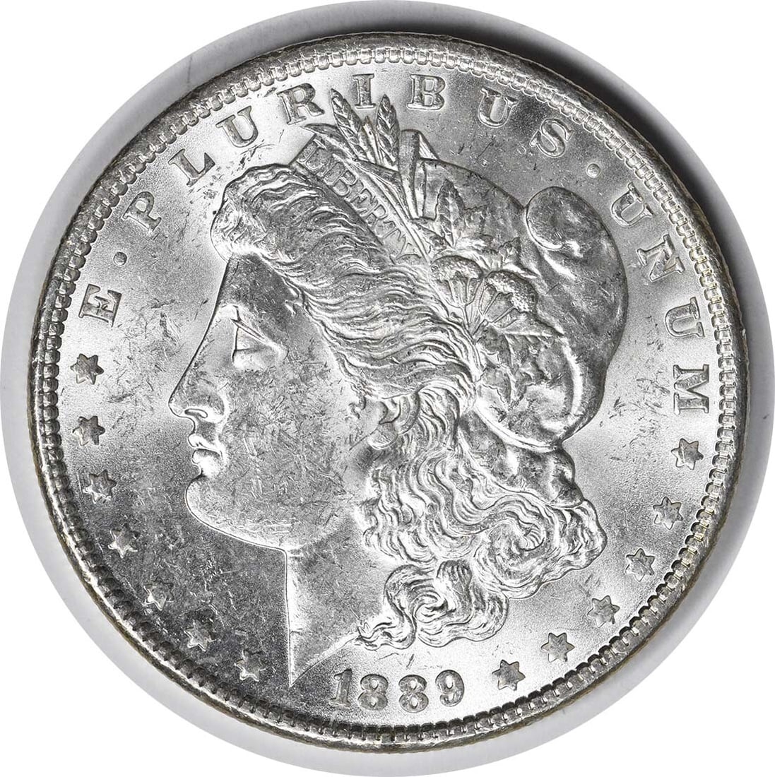 VAM 16 Morgan Silver Dollar Choice BU 1889 (1 of 2)