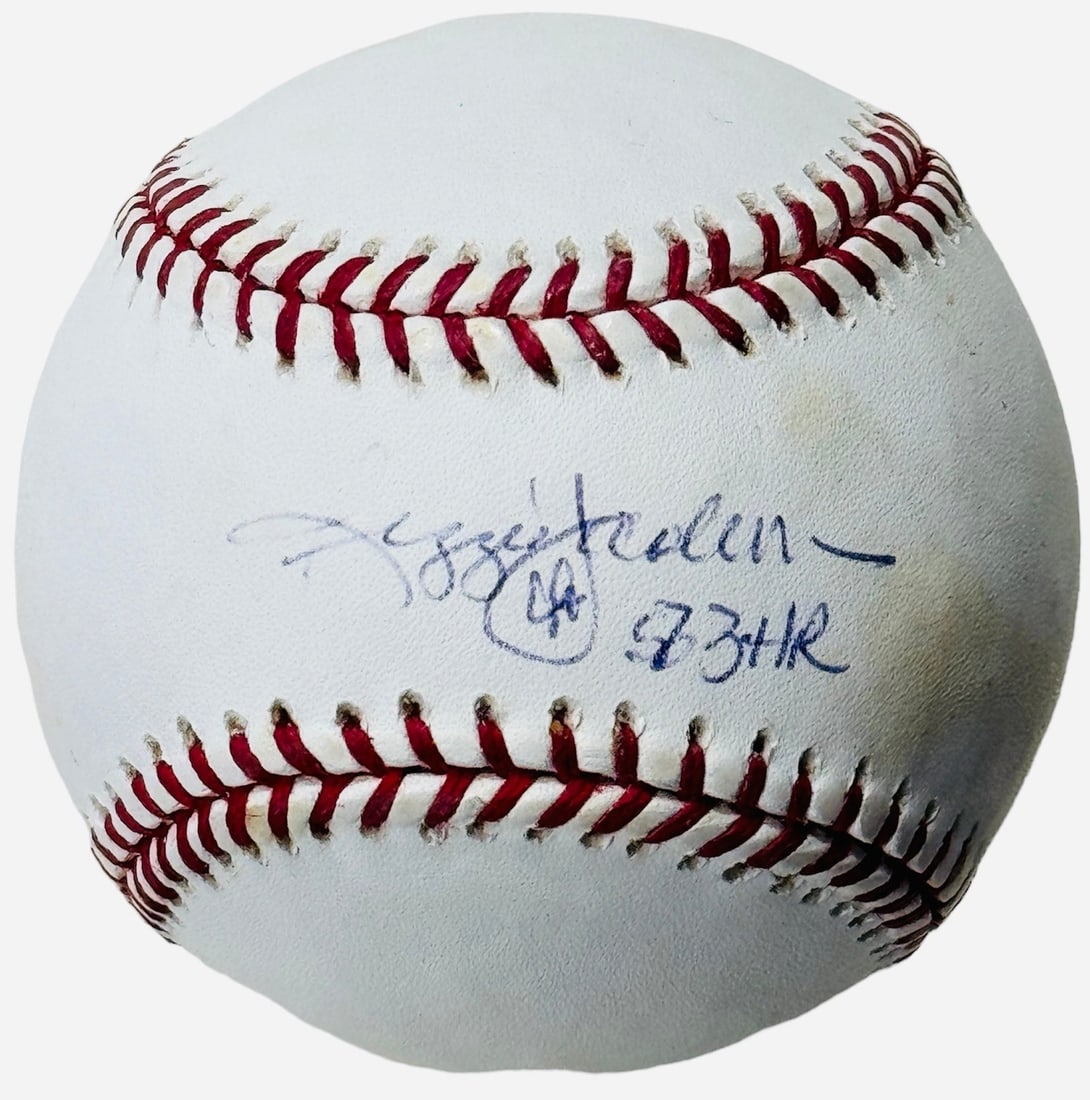 Reggie Jackson Autographed Official Major League Baseball (1 of 2)