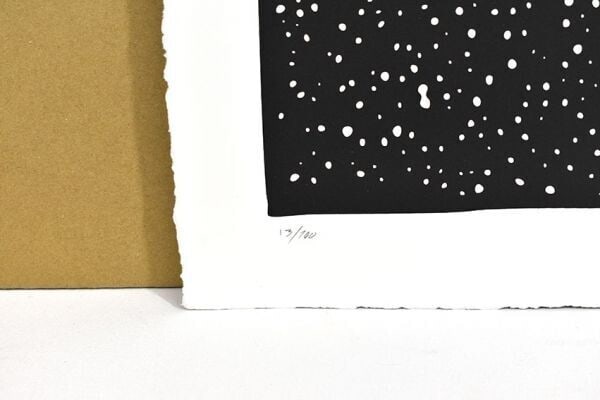 Joshua Vides Original Silkscreen Exploding Planet Signed Numbered - 7