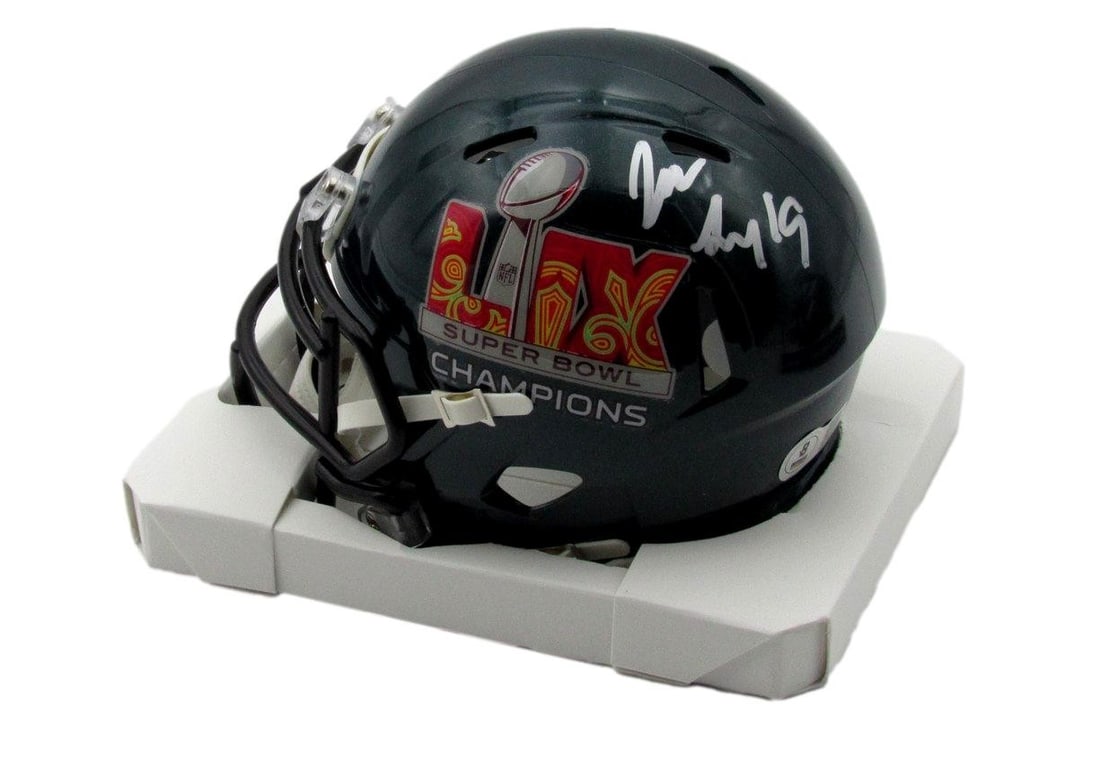Josh Sweat Signed/ Auto Super Bowl LIX Champions Mini Helmet Eagles BAS 192760 (1 of 3)