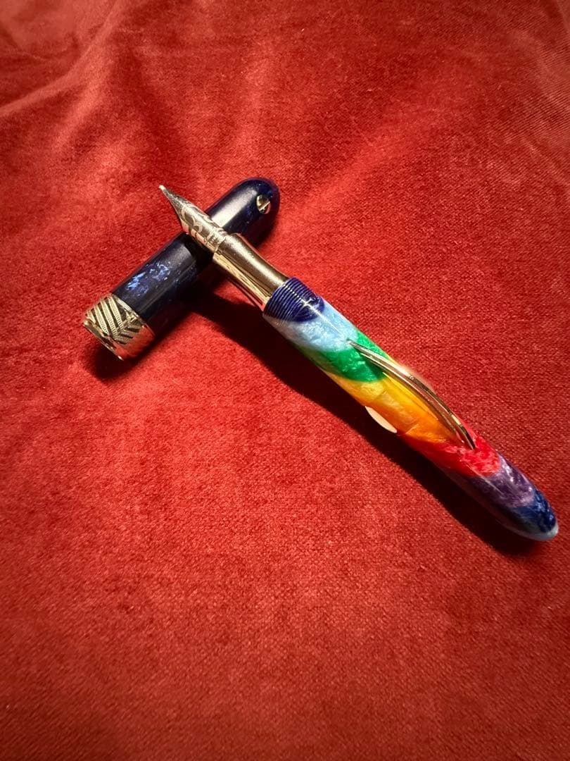 Visconti Fountain Pen Limited Edition Rainbow Rare Collectible Stationery (1 of 6)