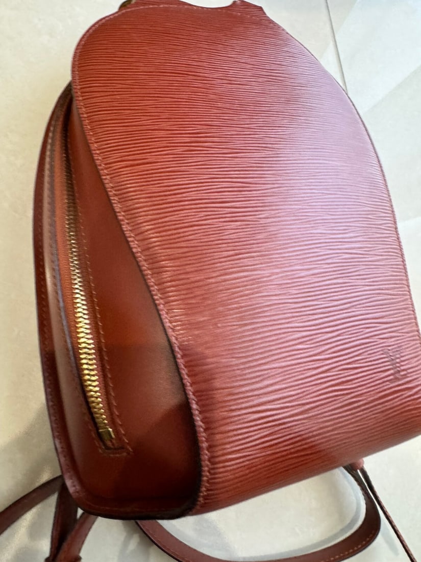 Authentic Louis Vuitton Mabillon Backpack Epi Leather M52233 Brown from JP F/ S (1 of 13)