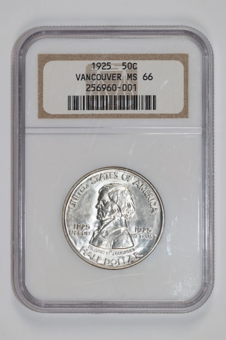 1925 VANCOUVER COMMEMORATIVE HALF DOLLAR NGC MS66 VERY PQ (1 of 2)