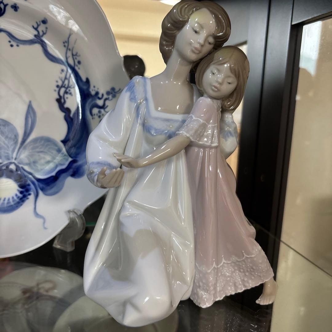 Lladro Porcelain Mother and Daughter Figurine Vintage Good Night #5449 (1 of 8)