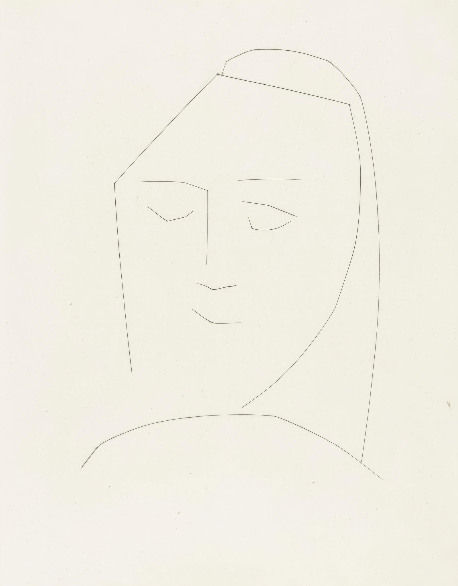 Pablo Picasso is an engraving from Carmen in 1949.: Pablo Picasso is an engraving from Carmen in 1949. Experience the mastery of Pablo Picasso in this exquisite 1949 engraving, Sans titre (Untitled), from the folio Picasso, Carmen. Printed by renowned