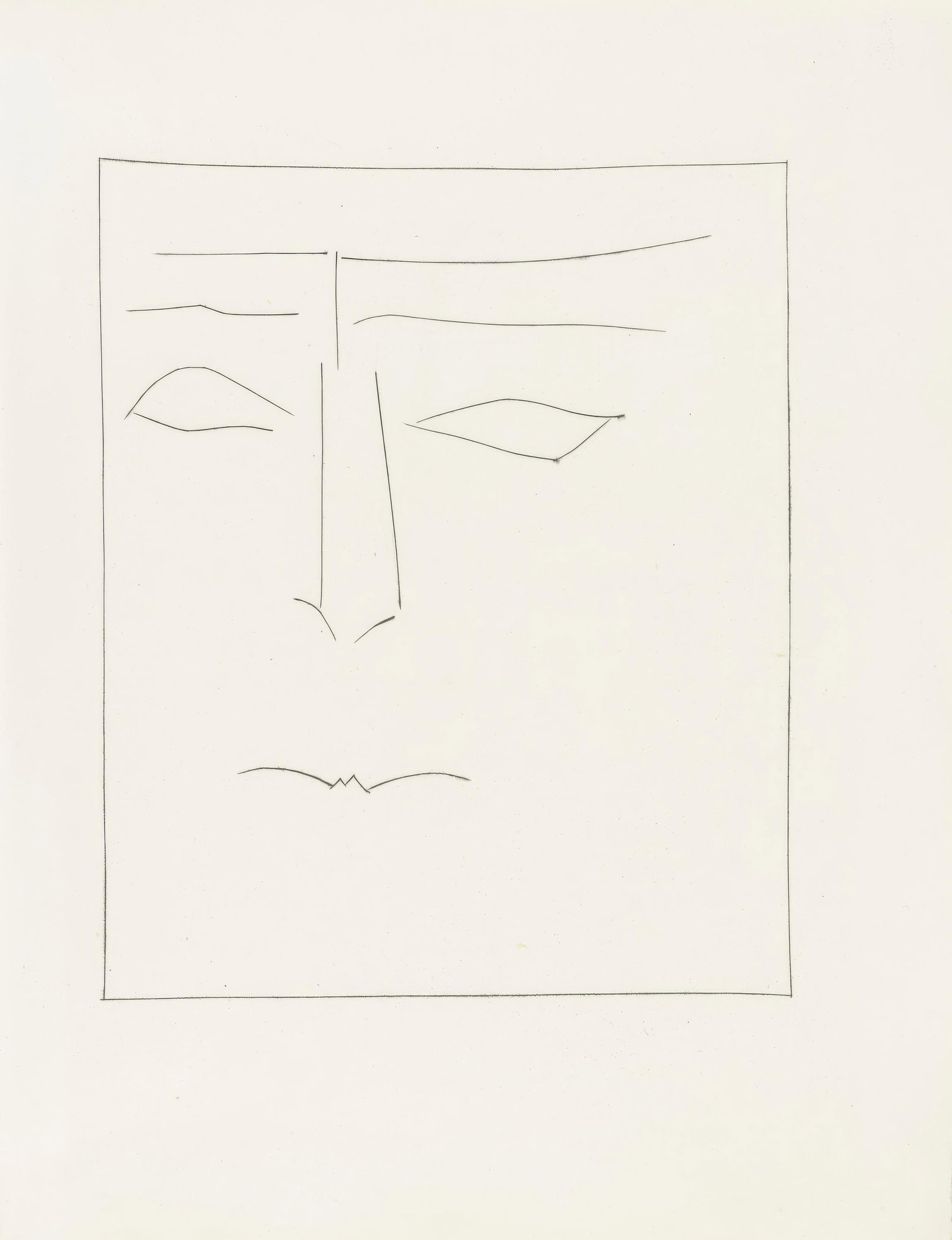 Pablo Picasso is an engraving from Carmen in 1949.: Pablo Picasso is an engraving from Carmen in 1949. Experience the mastery of Pablo Picasso in this exquisite 1949 engraving, Sans titre (Untitled), from the folio Picasso, Carmen. Printed by renowned