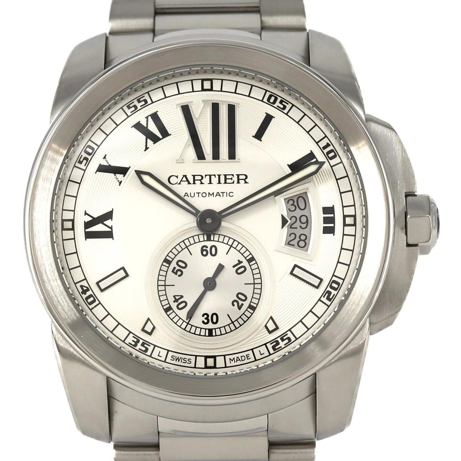 Cartier wristwatch: Cartier wristwatch A sleek and sophisticated Cartier wristwatch, this 42mm stainless steel timepiece boasts a silver dial and durable construction, making it a stylish accessory for any occasion. With
