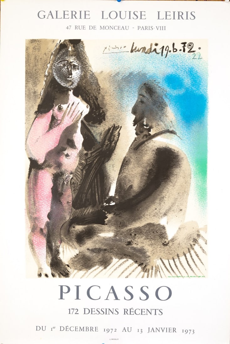 172 Dessins Recents Galerie Louise Leiris Pablo Picasso 1972 (1 of 3)