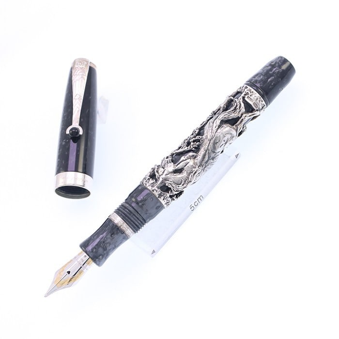 Montegrappa Limited Edition Oriental Zodiac Horse Fountain Pen B Rare (1 of 20)