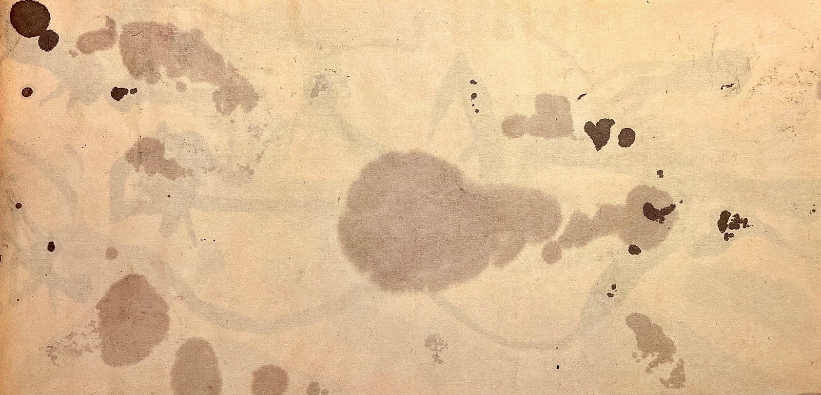 Last sketchbook of Jackson Pollock lithograph composition.: Last sketchbook of Jackson Pollock lithograph composition. A rare opportunity to own a piece of art history, this unsigned lithograph from Jackson Pollock's final sketchbook is a testament to the arti