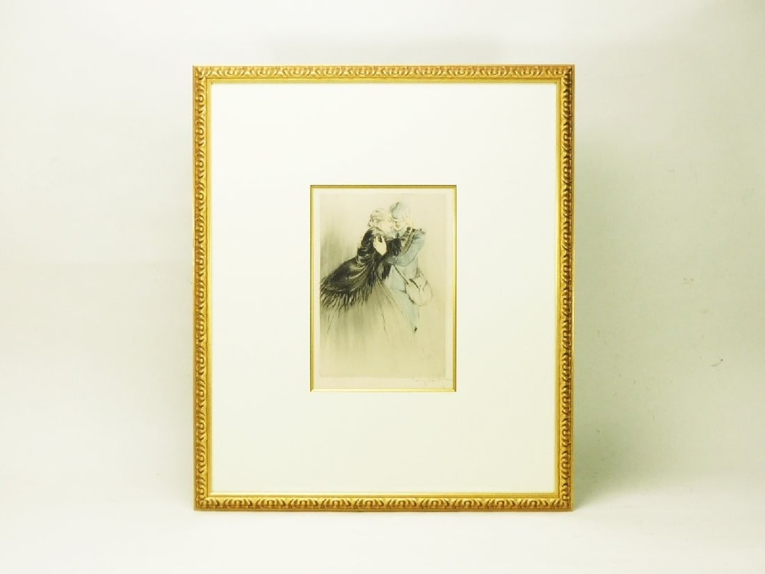 Louis Icart Chronicles of women Etching Hand Signed Framed With Original Box (1 of 8)
