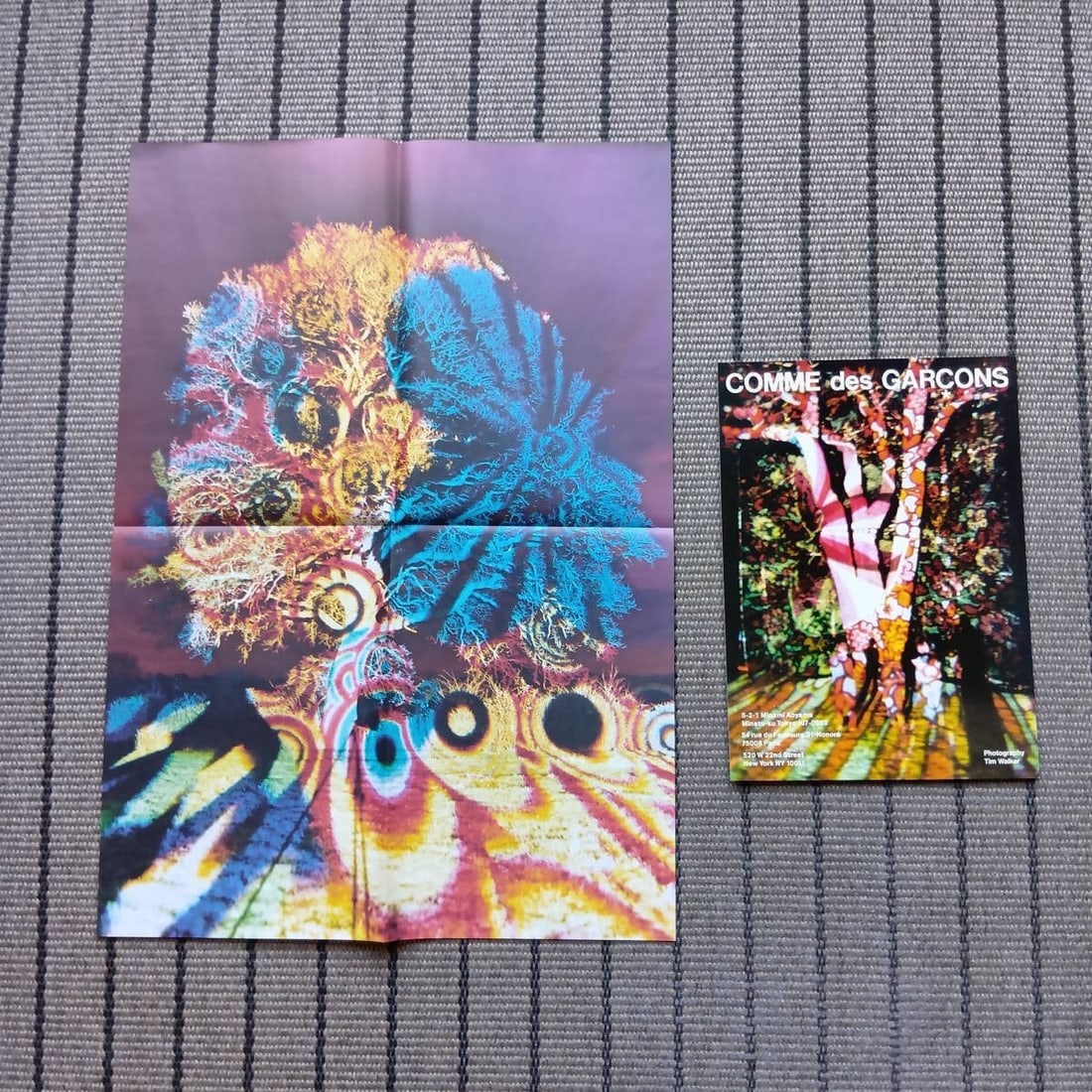 COMME des GARCONS poster featuring Tim Walker rare art print fashion collectible (1 of 3)