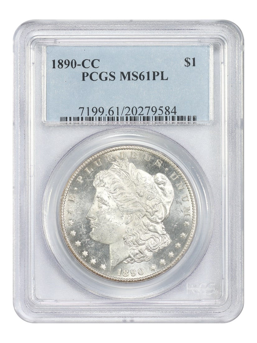 1890-CC $1 PCGS MS61PL - Morgan Dollar (1 of 4)
