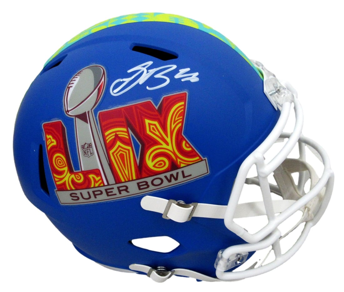 Saquon Barkley Signed Full Size Blue SB LIX Logo Replica Helmet Eagles PSA/ DNA: Saquon Barkley Signed Full Size Blue SB LIX Logo Replica Helmet Eagles PSA/ DNA Own a piece of history with this incredible Saquon Barkley signed full-size blue SB LIX logo replica helmet,