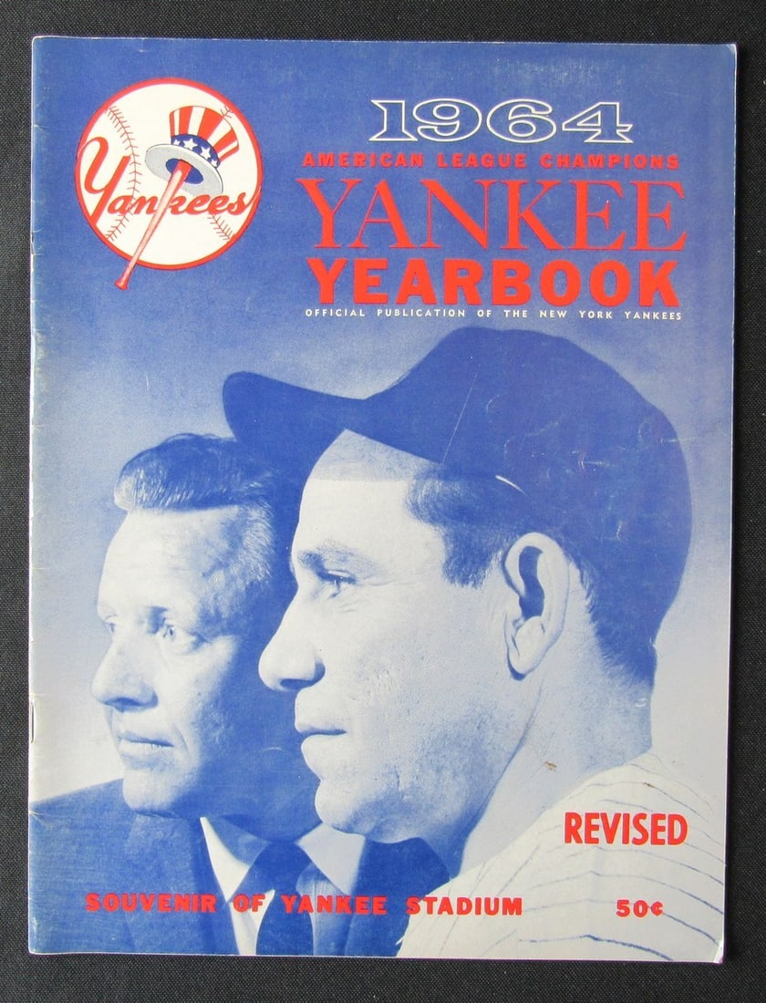 New York Yankees Yearbook for 1964 American League Champions: New York Yankees Yearbook for 1964 American League Champions Be the ultimate collector of Alabama football history with this rare opportunity to own a letter signed by Ray Perkins, the legendary