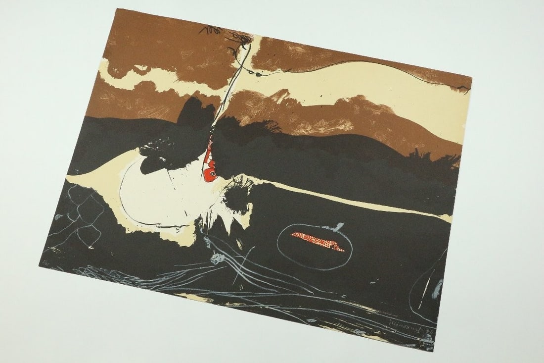 Josep Guinovart 1974 Lithograph Abstract Expressionist Spanish Modern Art 3/ 75 (1 of 10)