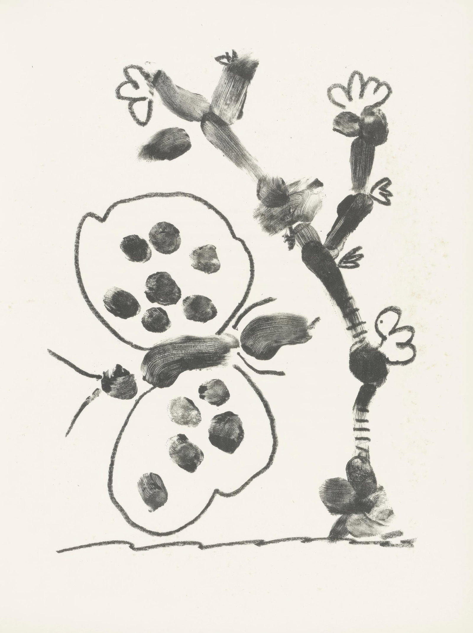 Pablo Picasso, Untitled, from In living memory, Lithograph, 1950: Pablo Picasso, Untitled, from In living memory, Lithograph, 1950 Experience the masterful fusion of form and emotion in Pablo Picasso's 1950 lithograph, Sans titre (Untitled), from In living memory. C