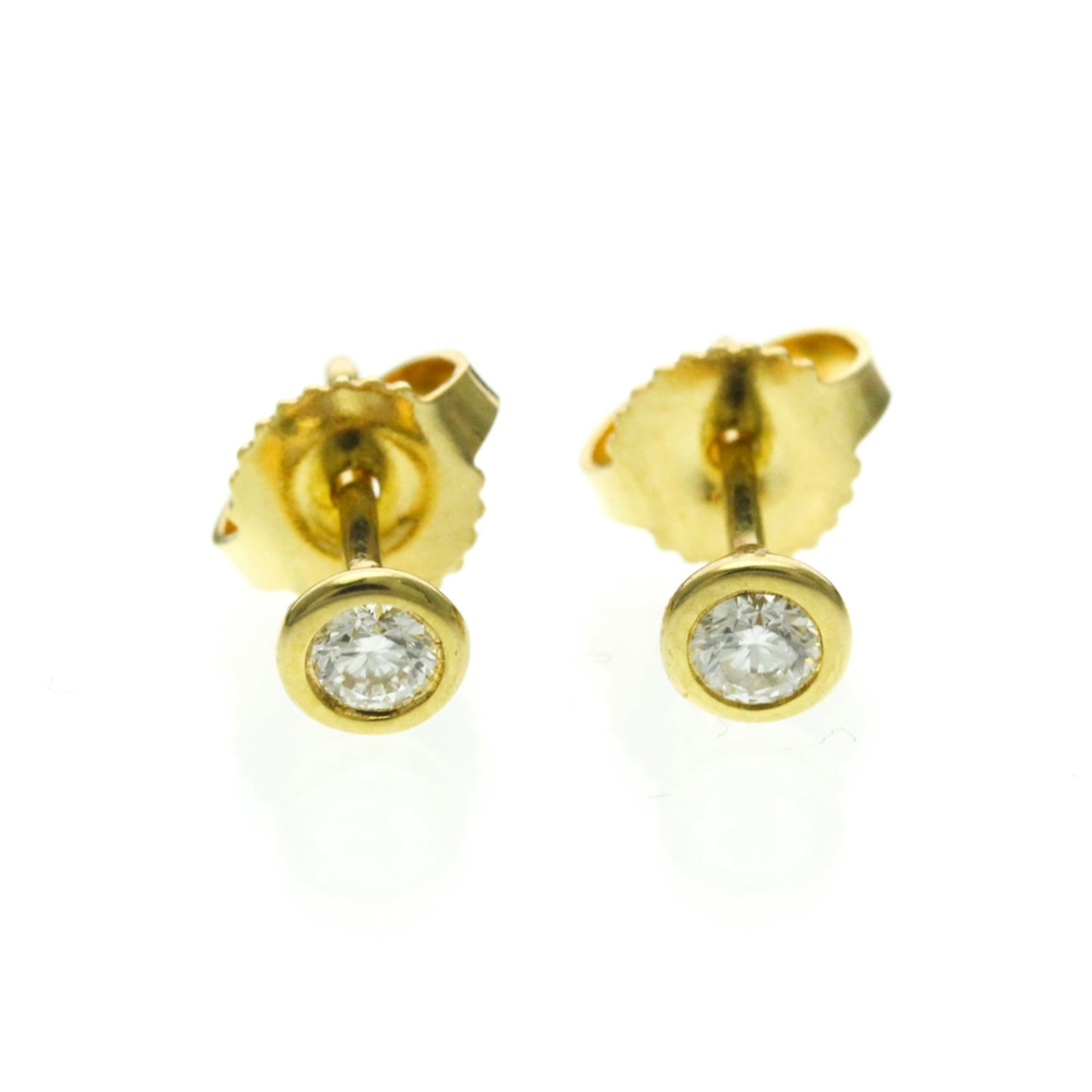Tiffany Yellow Gold 18K Stud Earrings (1 of 10)