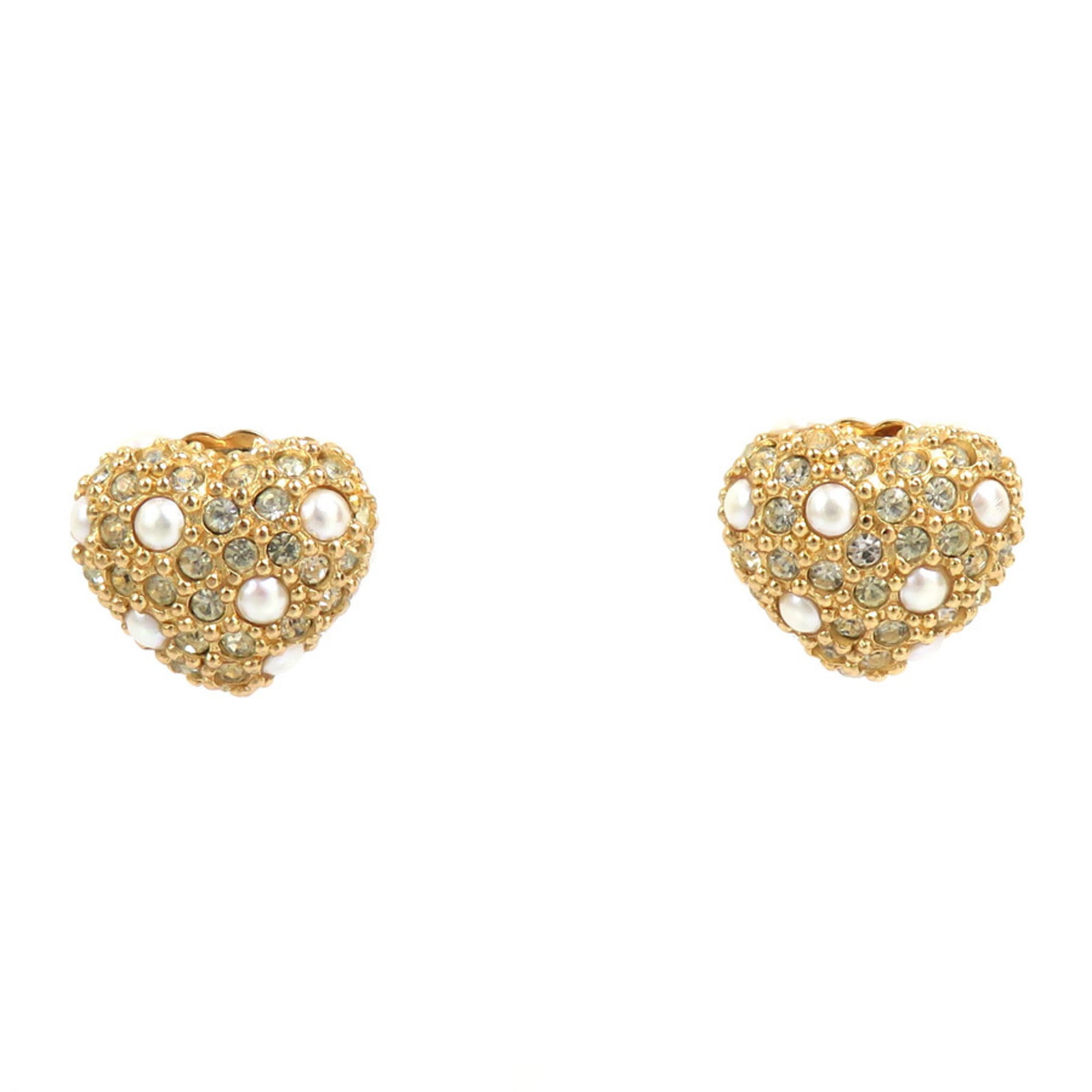 Christian Dior Clip Metal Earrings: Christian Dior Clip Metal Earrings Elevate your everyday look with these Christian Dior clip metal earrings in gold. Made from high-quality metal, they feature a sleek and modern design that adds a