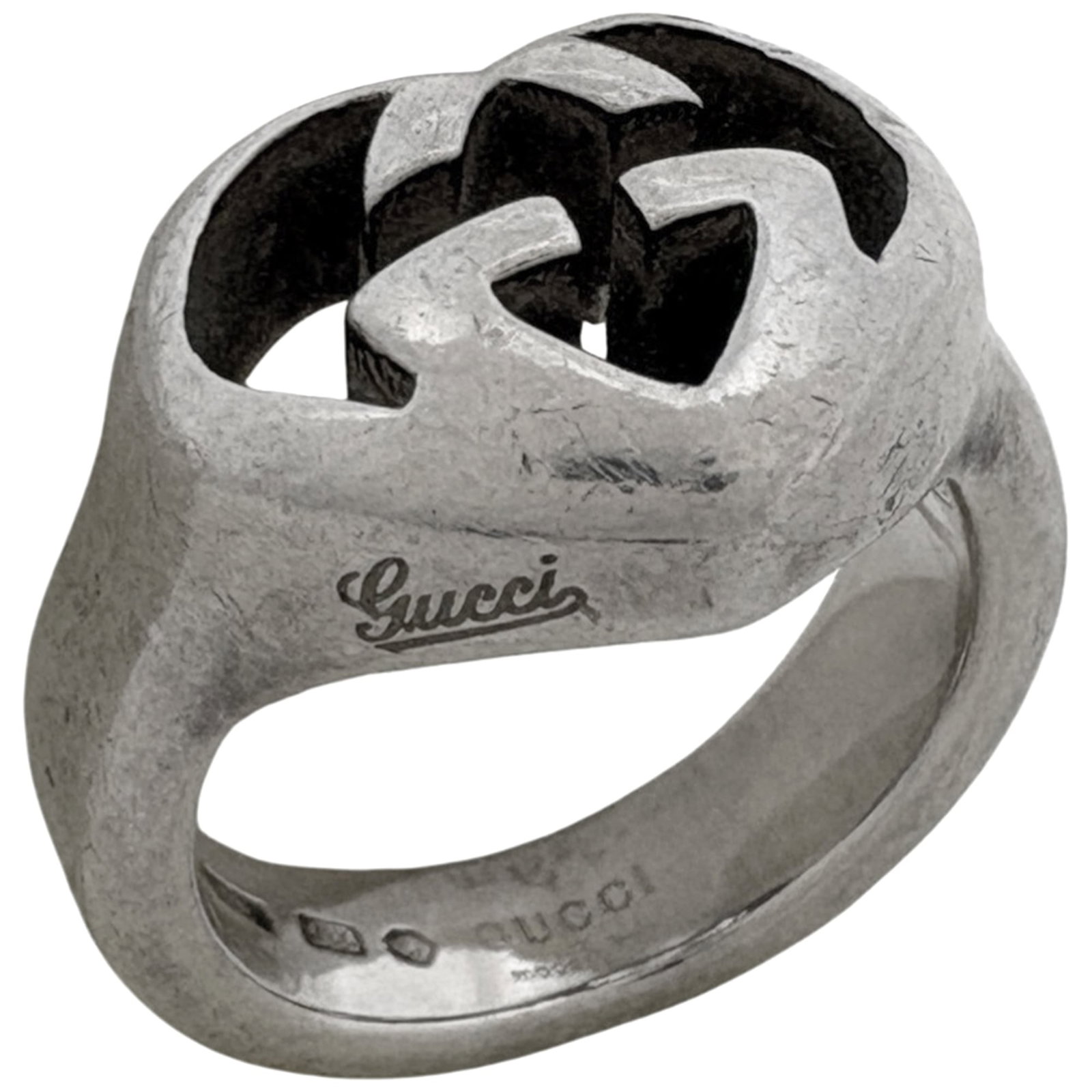 Gucci Band Ring Silver 925: Gucci Band Ring Silver 925 A sleek and sophisticated Gucci band ring in silver 925, this timeless accessory adds a touch of luxury to any outfit. With its classic design and high-quality material,