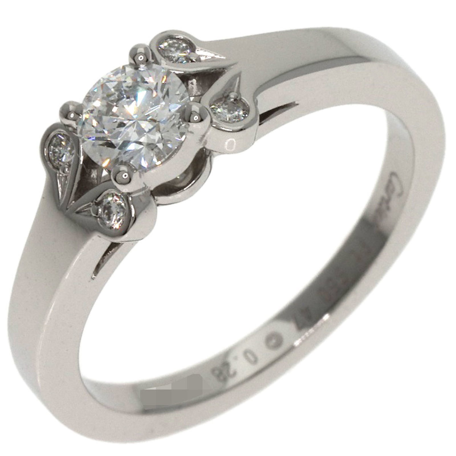 Cartier Band Ring Platinum 950: Cartier Band Ring Platinum 950 A stunning Cartier Band Ring in platinum 950, this elegant piece boasts a sleek design and diamond accent, adding a touch of sophistication to any outfit. With its