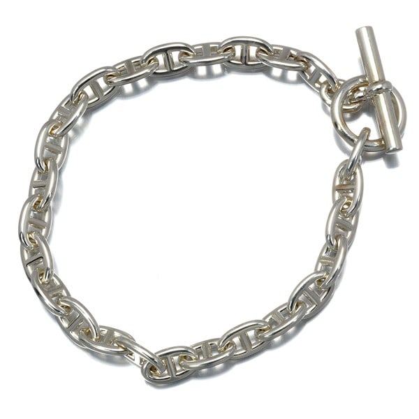 Hermes sterling silver bracelet chaine d'ancre tpm 925 (1 of 5)