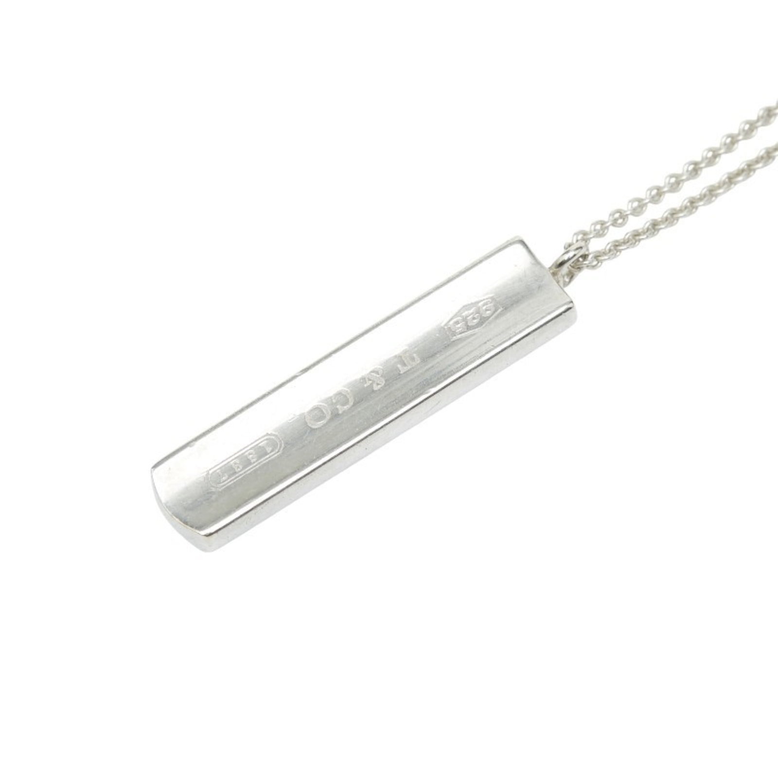 Tiffany 1837 Bar Necklace in 925 Sterling Silver for Women. TIFFANY & Co. (1 of 9)