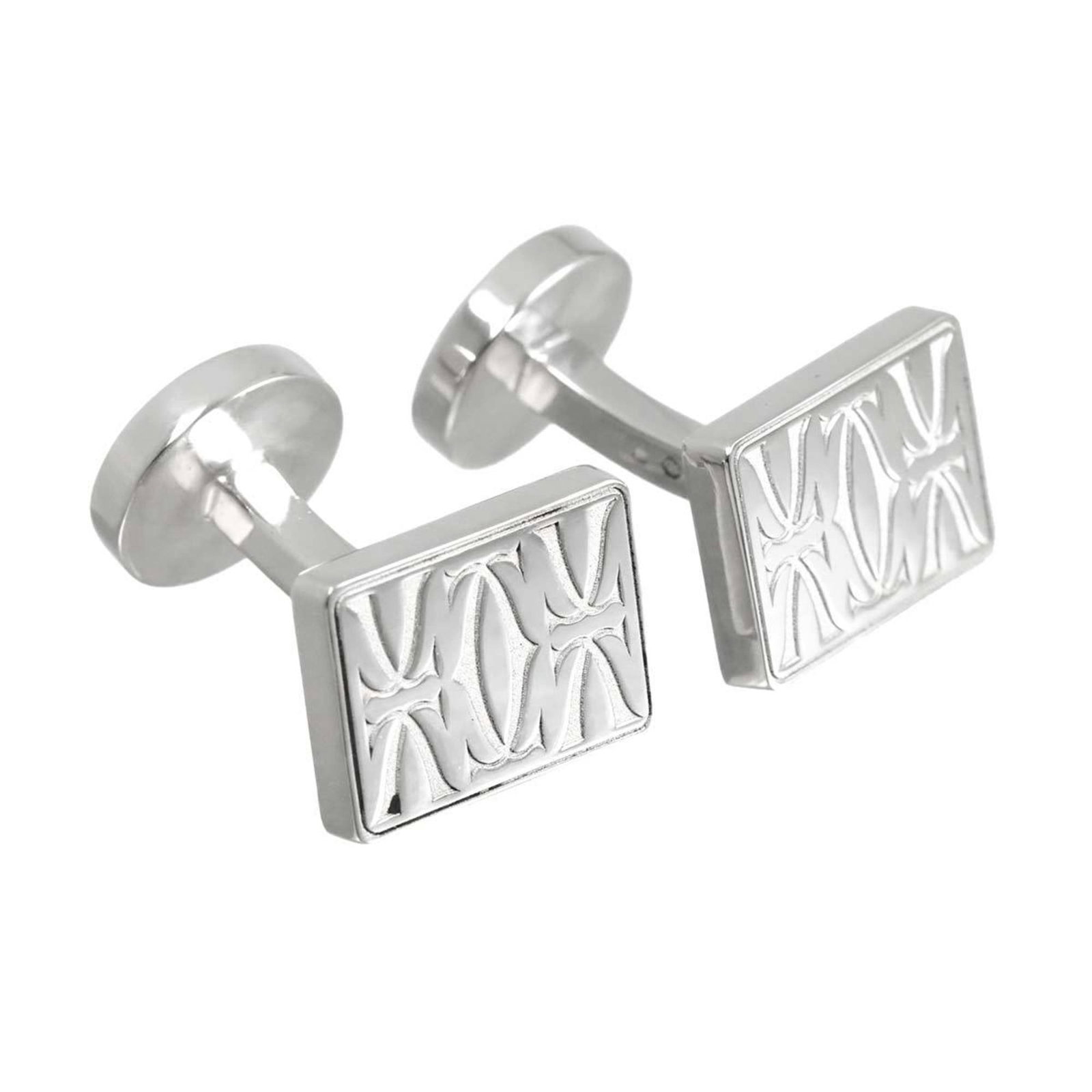 Silver Cartier Cufflinks - 3
