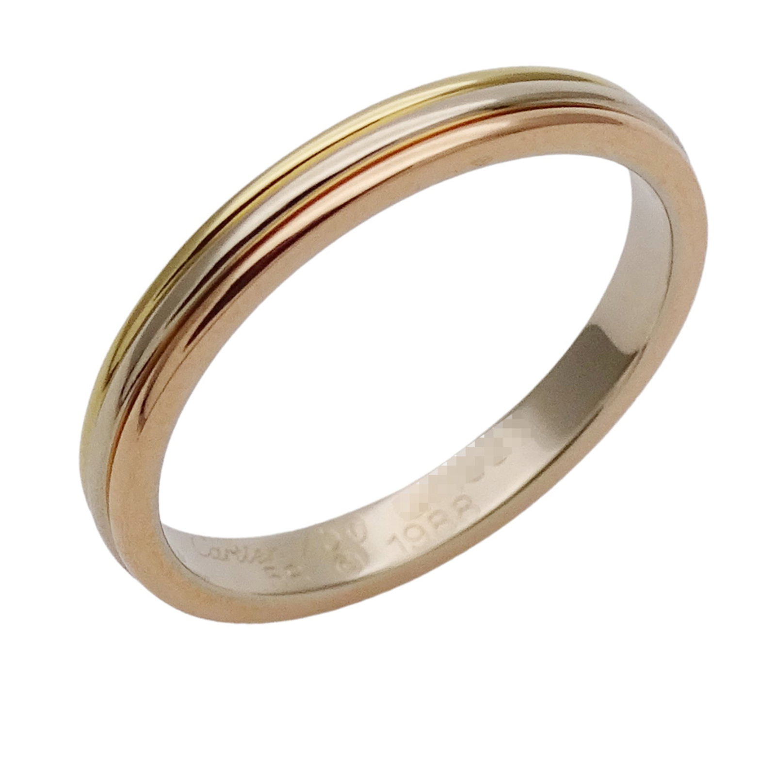 Cartier Band Ring Pink Gold (18K), White Gold (18K), Yellow Gold (18K): Cartier Band Ring Pink Gold (18K), White Gold (18K), Yellow Gold (18K) A stunning Cartier band ring is up for auction, available in three elegant options: pink gold, white gold, and yellow gold. Each 