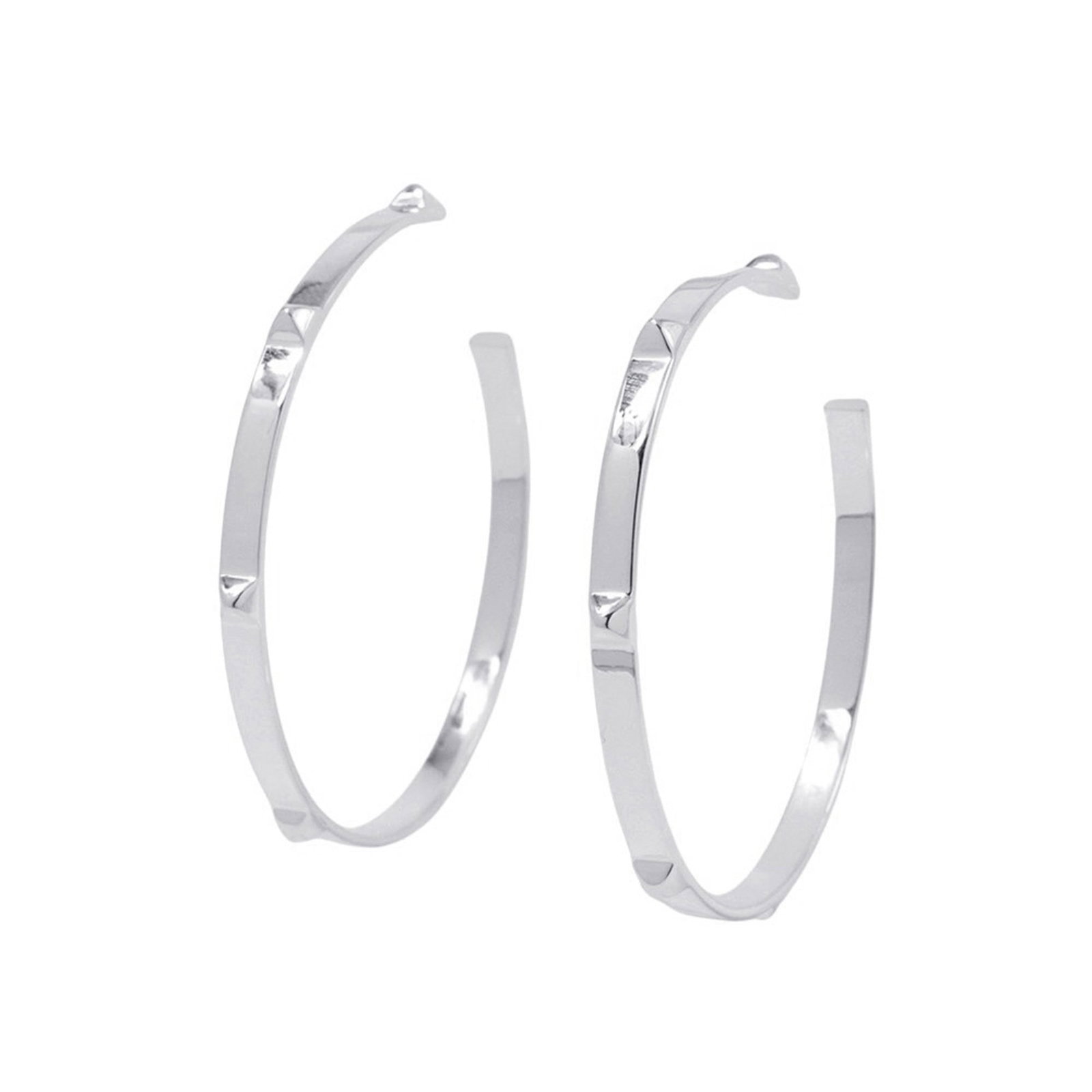 Hermes Hoop Earrings Silver 925: Hermes Hoop Earrings Silver 925 Elevate your style with these elegant Hermes Hoop Earrings in sterling silver 925. Featuring a sleek design and precise dimensions, these earrings are crafted from