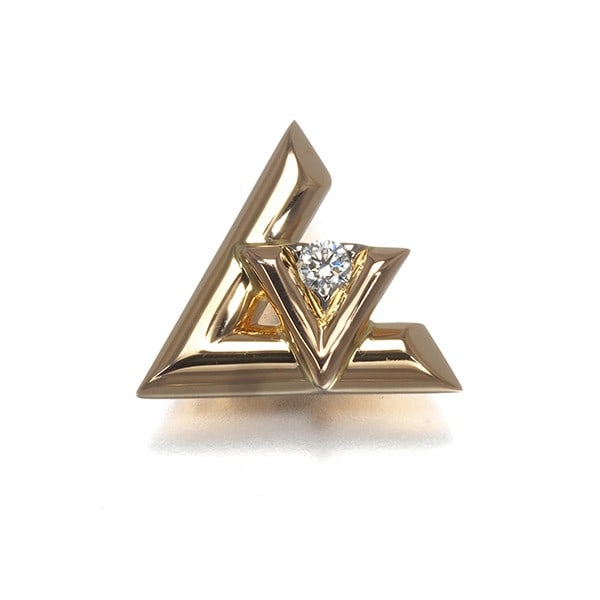 Louis Vuitton Single Earring Diamond Volt One Lv 18K 750 Rose Gold (1 of 5)