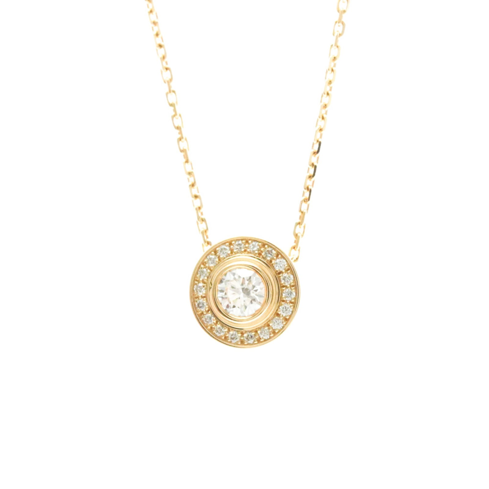 Cartier D'Amour Diamond Necklace Pink Gold (18K) Diamond Men, Women Fashion Pendant Necklace Carat/ (1 of 15)