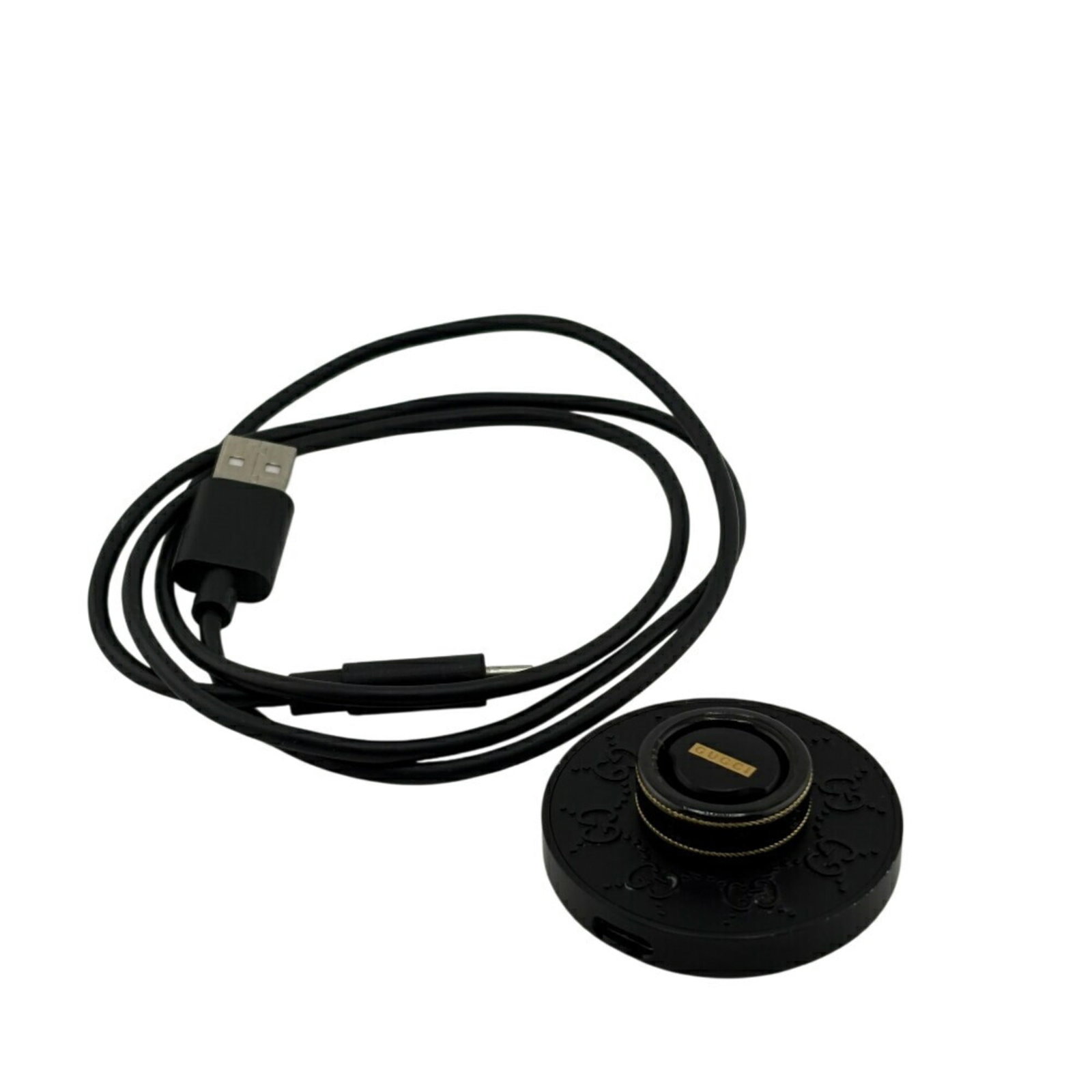 GUCCI x Aura Ring Interlocking G Ring, Black, Unisex (1 of 12)