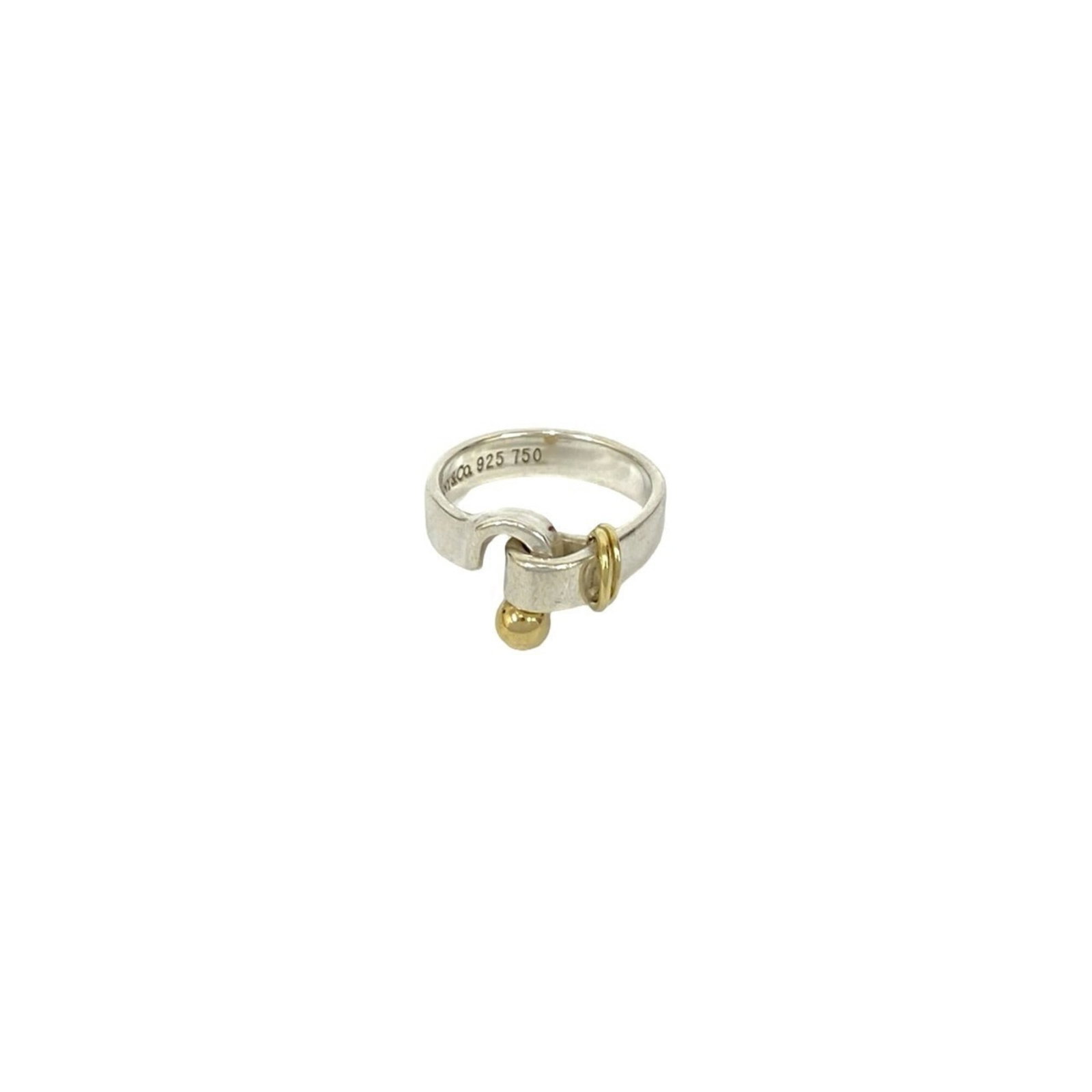 Tiffany Band Ring Silver 925, Yellow Gold (18K): Tiffany Band Ring Silver 925, Yellow Gold (18K) A beautiful Tiffany band ring made from 18K yellow gold and silver 925, this elegant piece is crafted with a classic design that exudes timeless