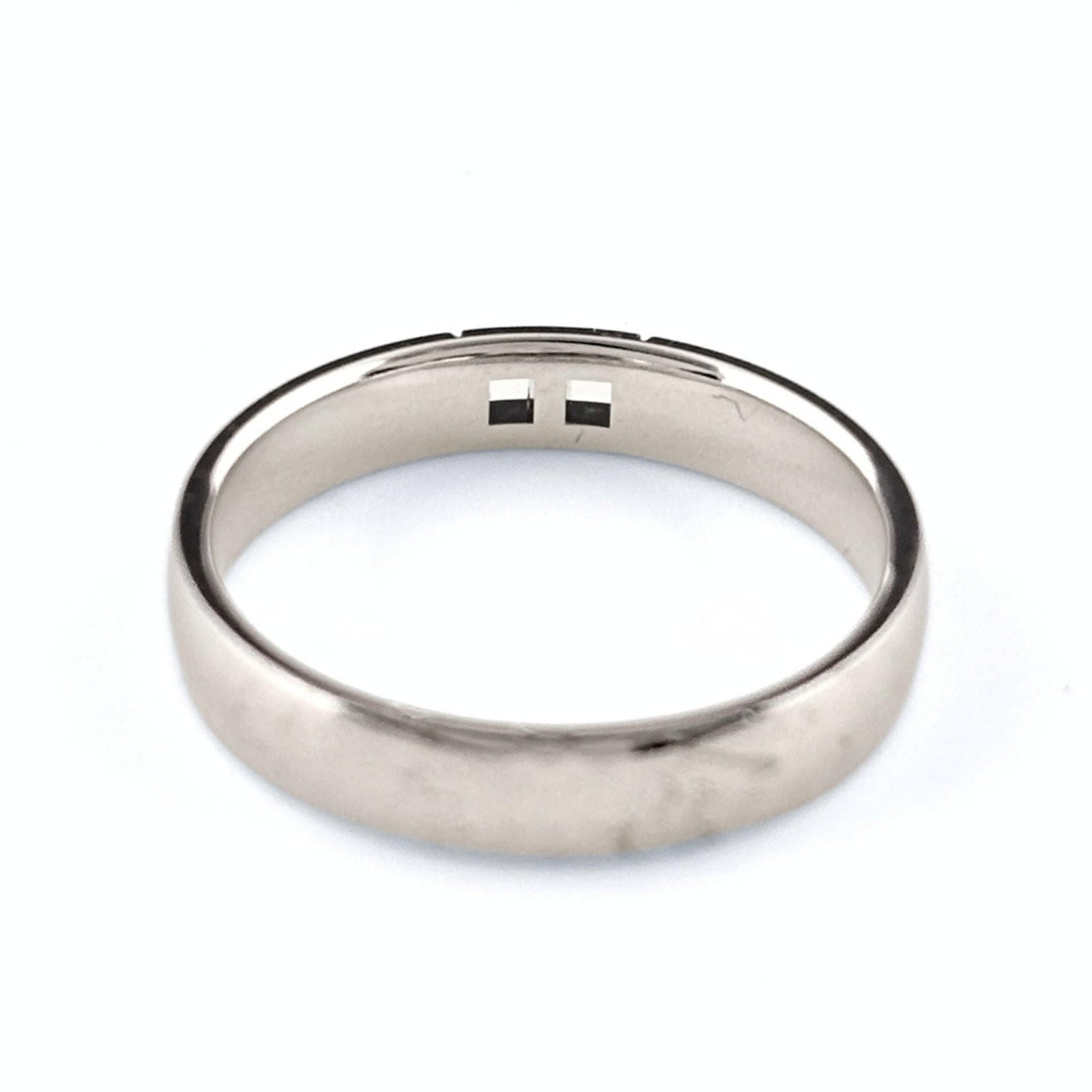Hermes diamond silver ring. - 4