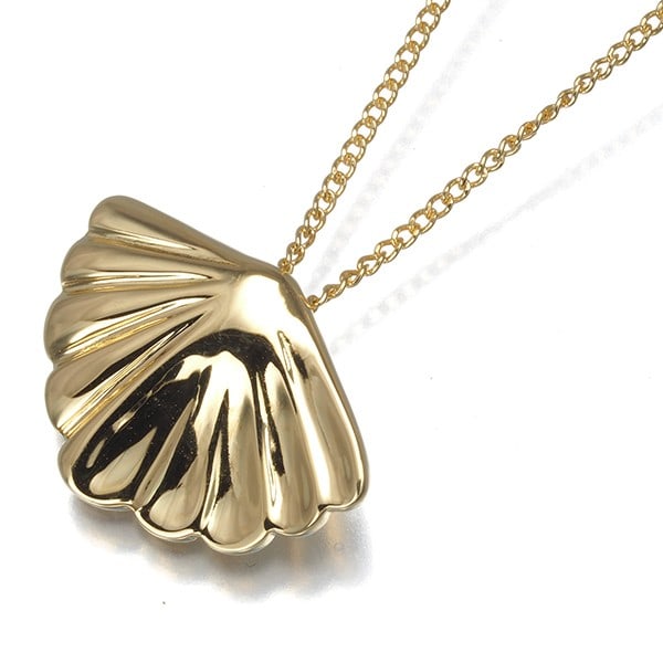 Tiffany&Co. Necklace Shell Motif 18K 750 Yellow Gold (1 of 4)