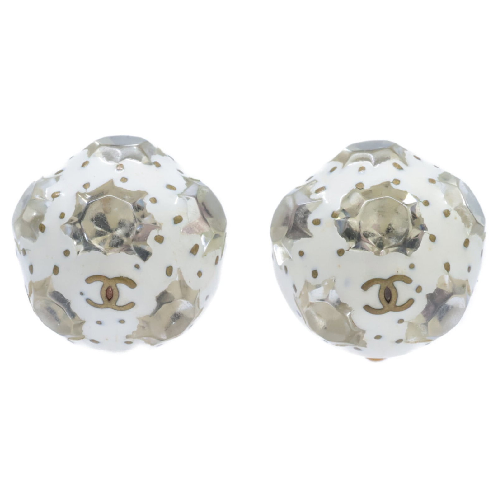 Chanel Rhinestone Clip Earrings (1 of 9)