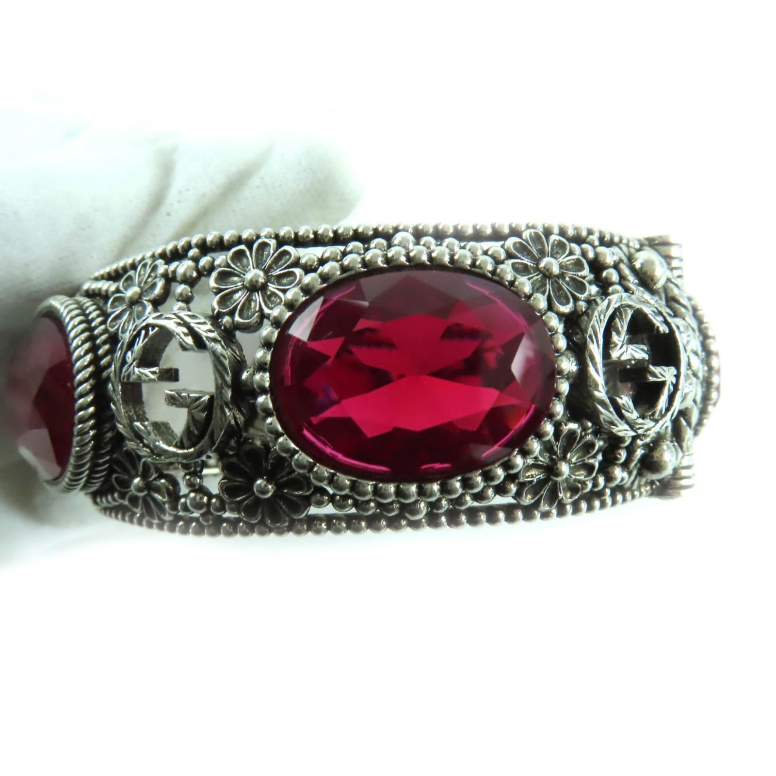 Gucci Bangle Silver 925 - 7