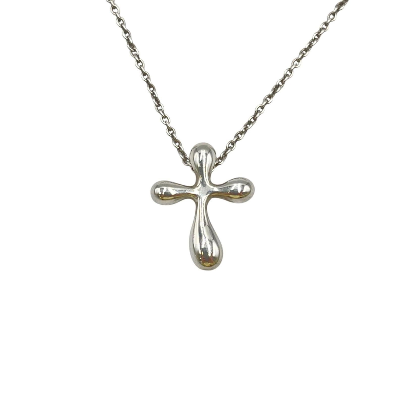 Tiffany & Co. Sterling Silver Necklace for Women Small Cross (1 of 8)